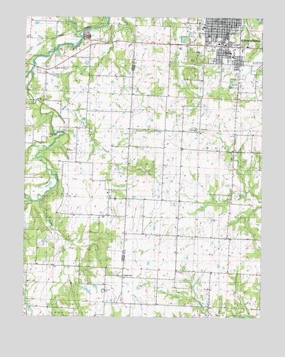 El Dorado Springs South, MO USGS Topographic Map