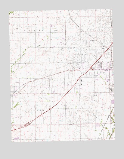 El Dorado SW, KS USGS Topographic Map