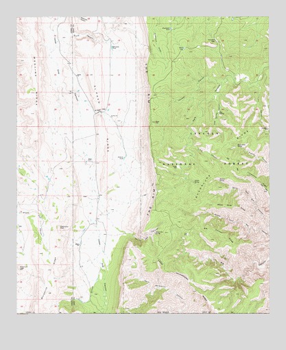 El Paso Gap, NM USGS Topographic Map