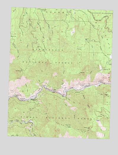 El Portal, CA USGS Topographic Map