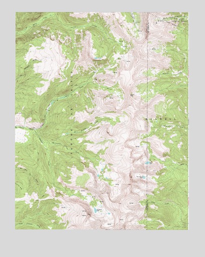 El Valle Creek, CO USGS Topographic Map
