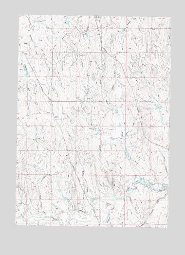Elaine Draw, WY USGS Topographic Map