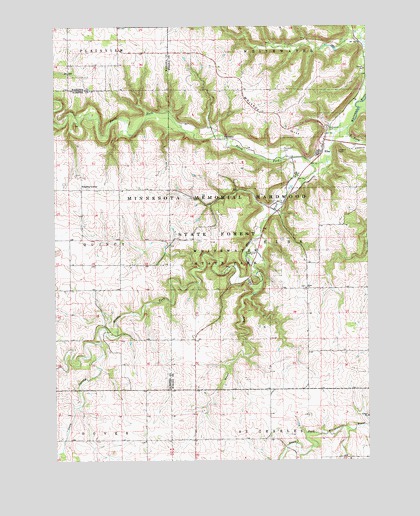 Elba, MN USGS Topographic Map