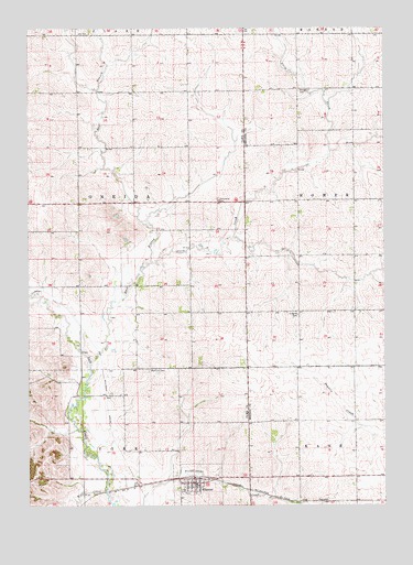 Elberon, IA USGS Topographic Map