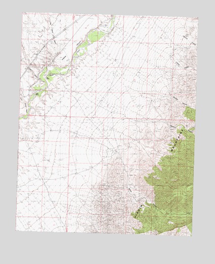 Elbow Canyon, AZ USGS Topographic Map