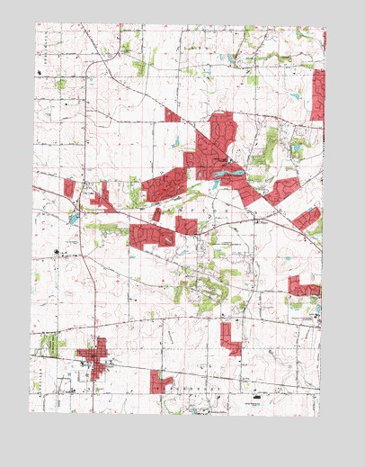 Elburn, IL USGS Topographic Map