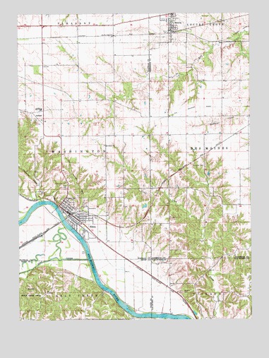 Eldon, IA USGS Topographic Map
