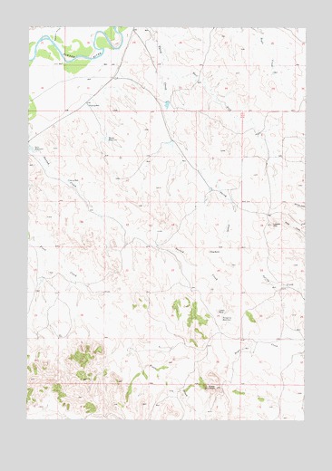 Eldon Mountain, MT USGS Topographic Map