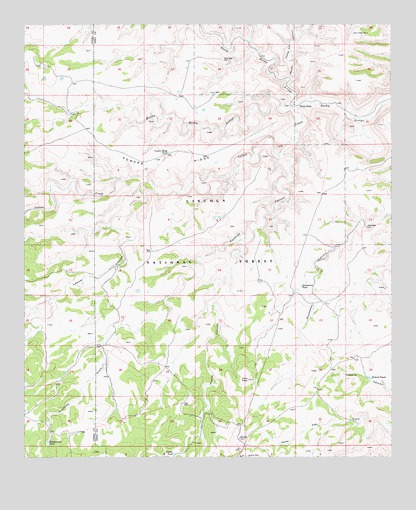 Ares Peak, NM USGS Topographic Map