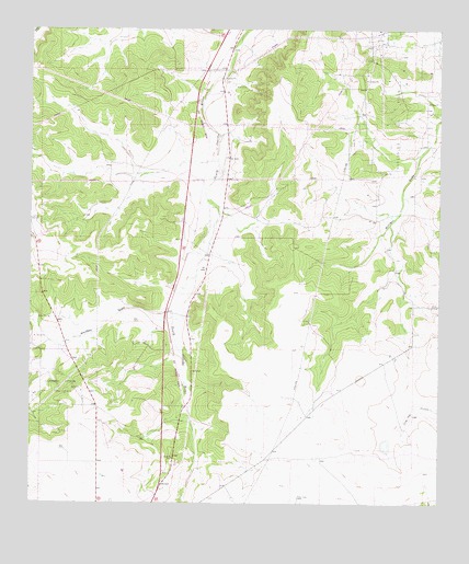 Eldorado NE, TX USGS Topographic Map