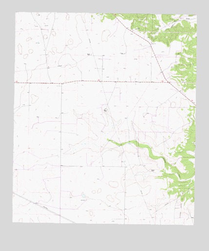 Eldorado NW, TX USGS Topographic Map