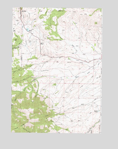 Eldorado Pass, OR USGS Topographic Map