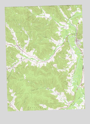 Eldred, PA USGS Topographic Map