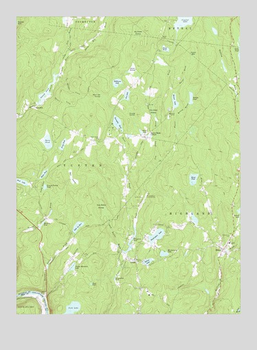 Eldred, NY USGS Topographic Map