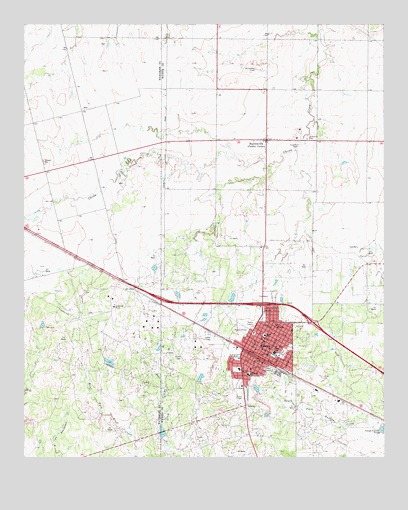 Electra, TX USGS Topographic Map