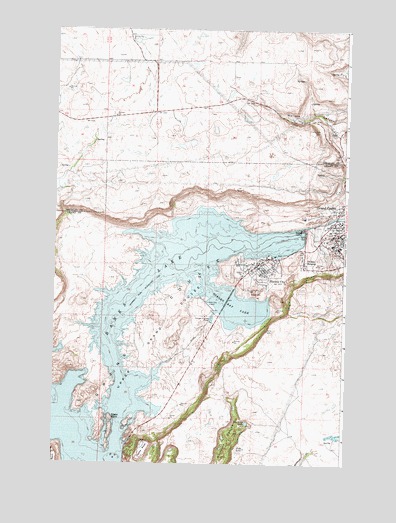 Electric City, WA USGS Topographic Map