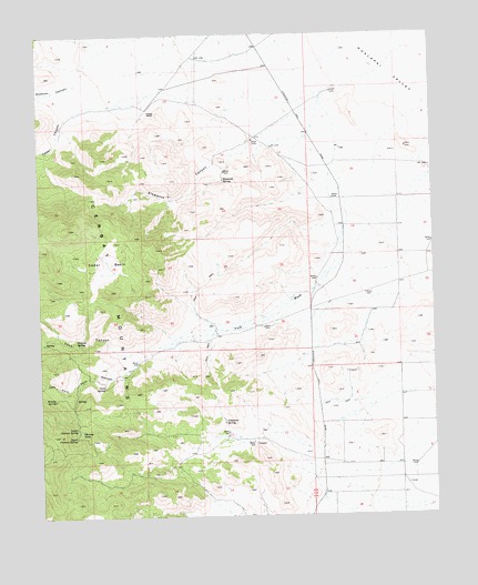 Elements Canyon, AZ USGS Topographic Map