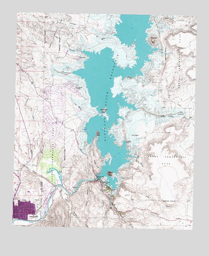 Elephant Butte, NM USGS Topographic Map