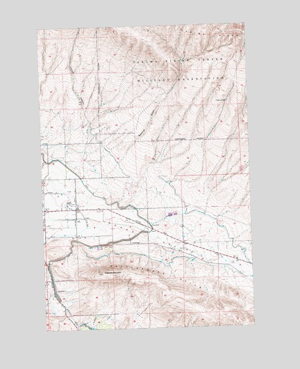 Elephant Mountain, WA USGS Topographic Map