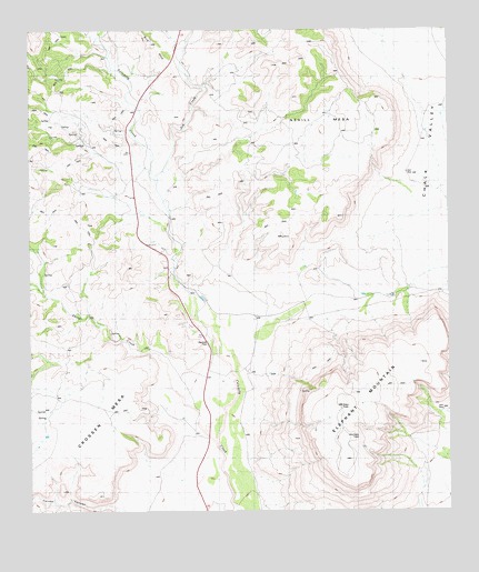 Elephant Mountain, TX USGS Topographic Map