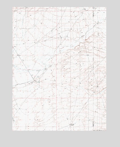 Elevenmile Well, NV USGS Topographic Map