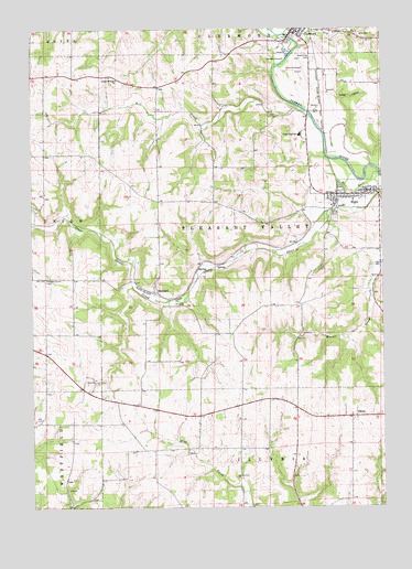 Elgin, IA USGS Topographic Map