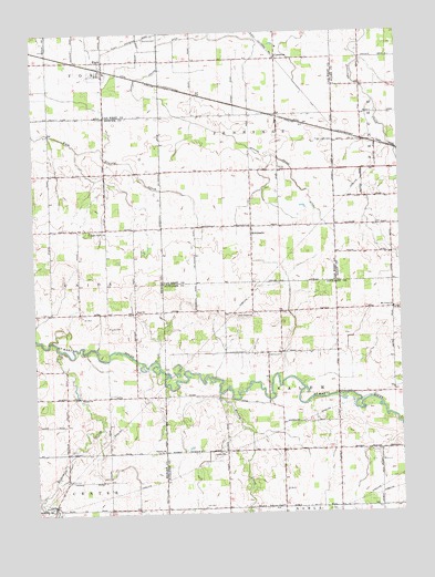 Elgin, OH USGS Topographic Map