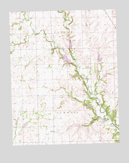 Elgin NE, KS USGS Topographic Map