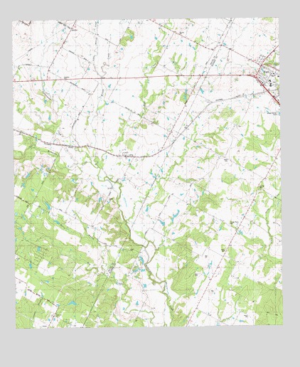 Elgin West, TX USGS Topographic Map