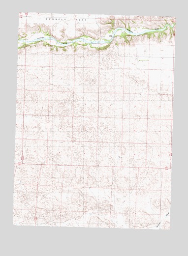Eli SW, NE USGS Topographic Map