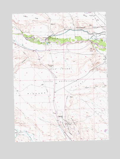 Argo Butte, WY USGS Topographic Map