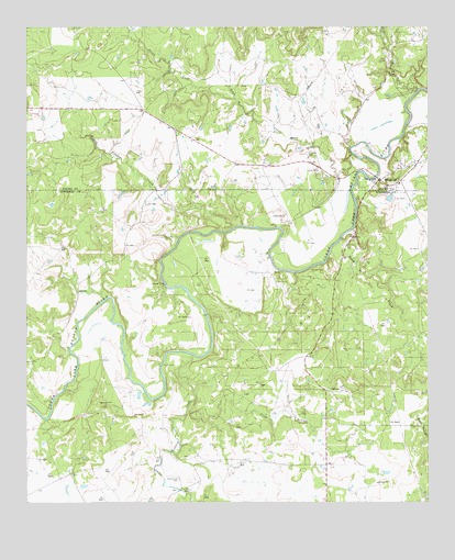 Eliasville, TX USGS Topographic Map