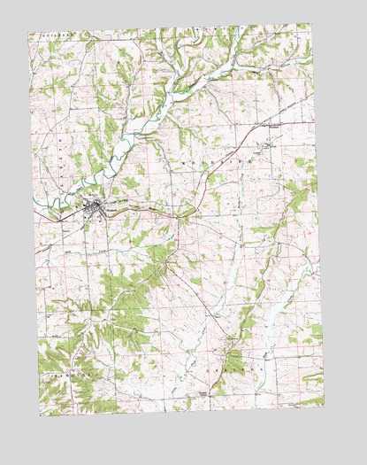 Elizabeth, IL USGS Topographic Map