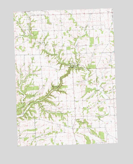 Elizabeth NE, IL USGS Topographic Map