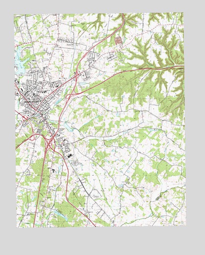 Elizabethtown, KY USGS Topographic Map