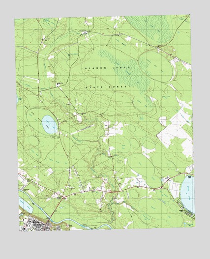 Elizabethtown North, NC USGS Topographic Map
