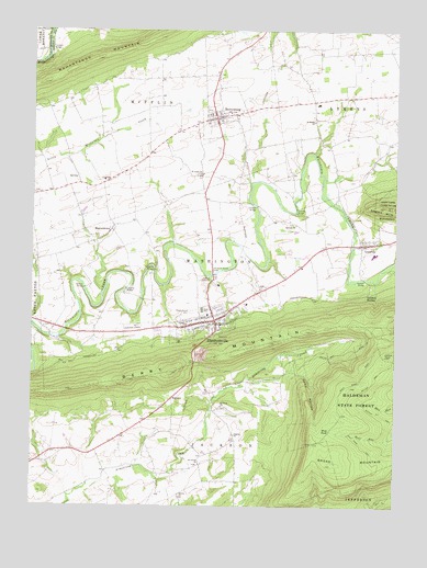 Elizabethville, PA USGS Topographic Map