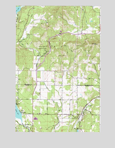 Elk, WA USGS Topographic Map