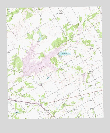 Elk, TX USGS Topographic Map