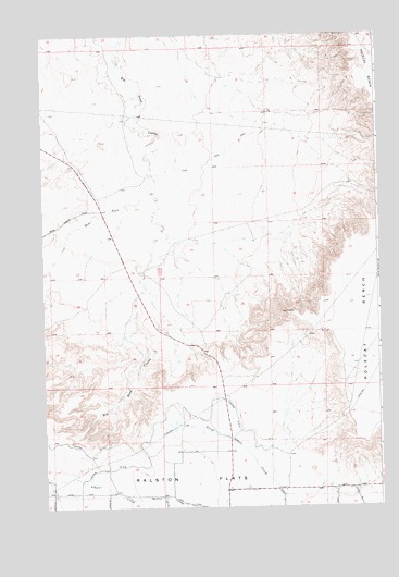 Elk Basin SW, WY USGS Topographic Map