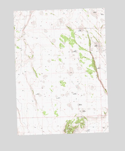 Elk Butte, OR USGS Topographic Map