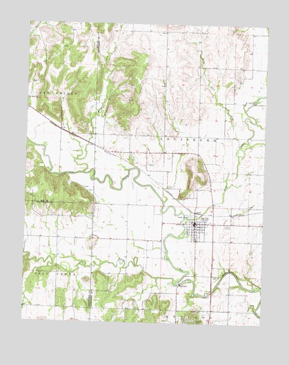 Elk City, KS USGS Topographic Map