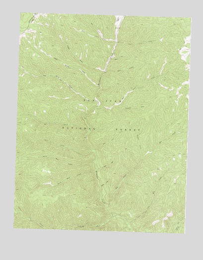 Elk Creek, CO USGS Topographic Map