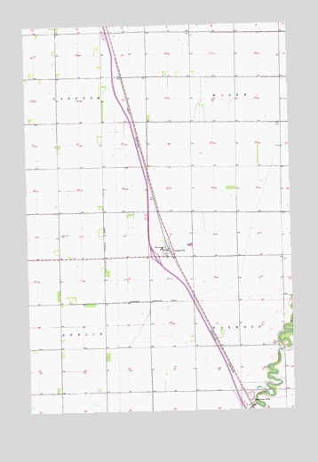 Argusville, ND USGS Topographic Map