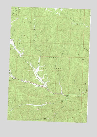 Elk Creek, MT USGS Topographic Map