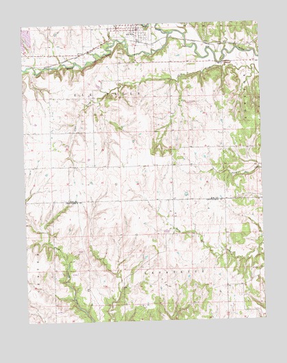 Elk Falls, KS USGS Topographic Map