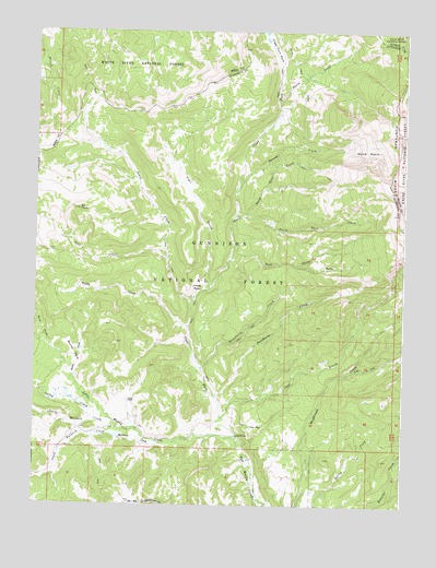 Elk Knob, CO USGS Topographic Map