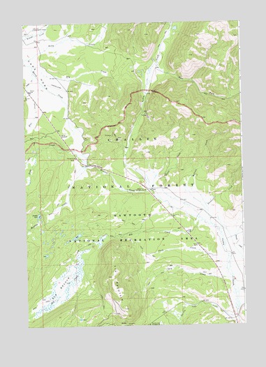 Elk Meadow, ID USGS Topographic Map