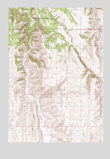 Elk Mountain, OR USGS Topographic Map