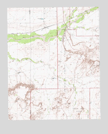 Adamana, AZ USGS Topographic Map